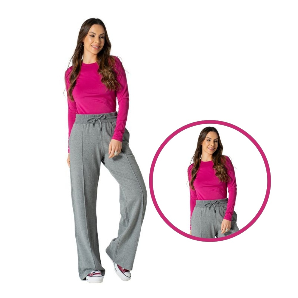Blusa BásicaTérmica Feminina Segunda Pele Thermo 160 UV50+ Inverno com Proteção Contra Frio Umidade