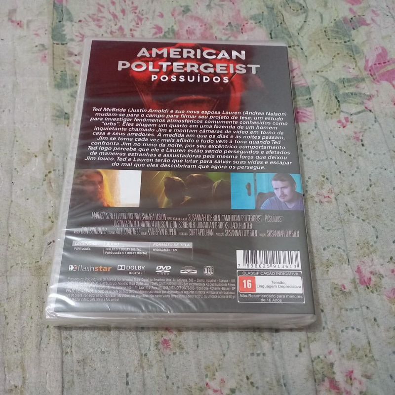 DVD - 3 Filmes de Terror - American Poltergeist, Renascido das Trevas e Invasão Alien.