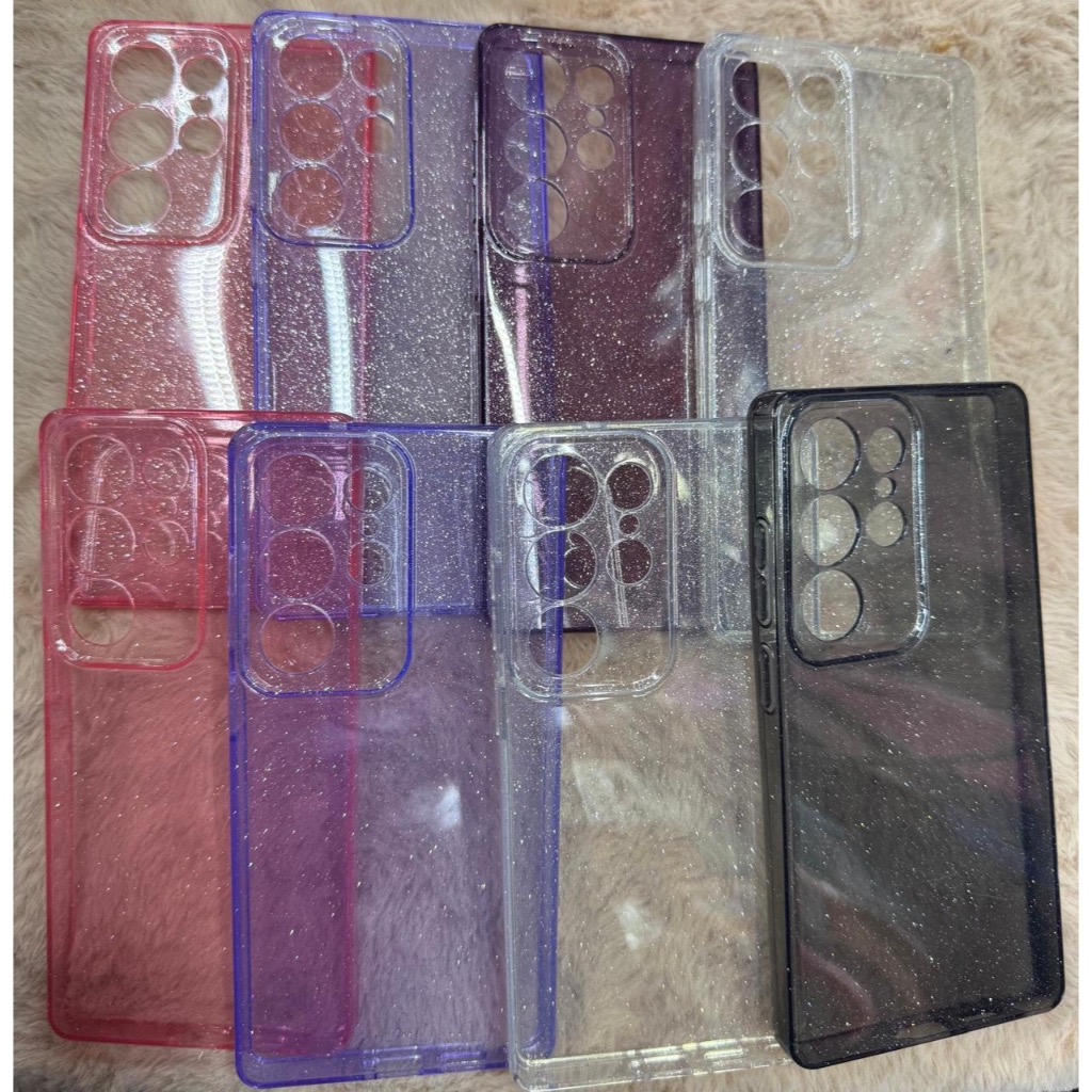 Capa Brilhosa Transparente para Samsung Galaxy S25 Ultra/ Anti Impacto/Brilho/Transparente