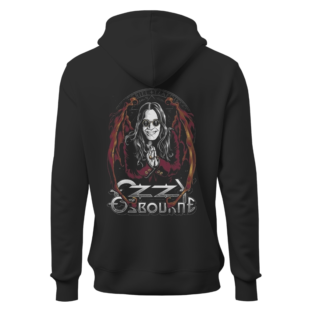 Agasalho Personalizados Ozzy Osbourne Estampado Casaco Com capuz P ao GG