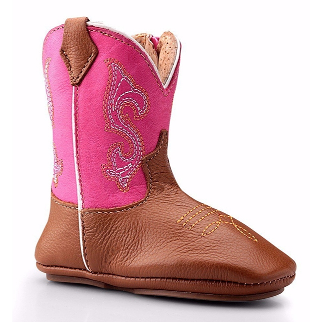Botinha Unissex Country em Couro Legítimo Capelli Boots Infantil Texana Rodeio
