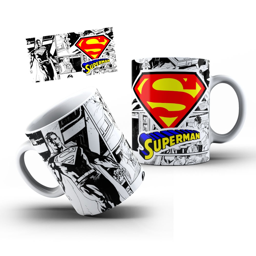 caneca exclusiva superman super homem cult classic comic HQ filme serie game heroi geek nerd clark kent