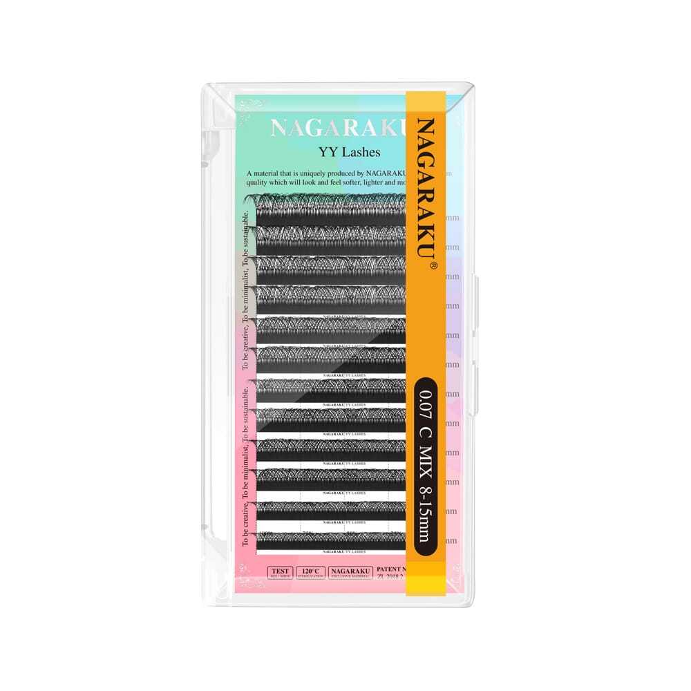 Cílios Y Nagaraku Volume Brasileiro 0.07D - Curvatura D - ENVIO IMEDIATO — imagem 2 de 2