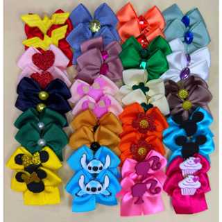 Lacinhos Pet Kit com 80 unidades de ponta para cachorro Laço Banho Tosa em Oferta na Shopee