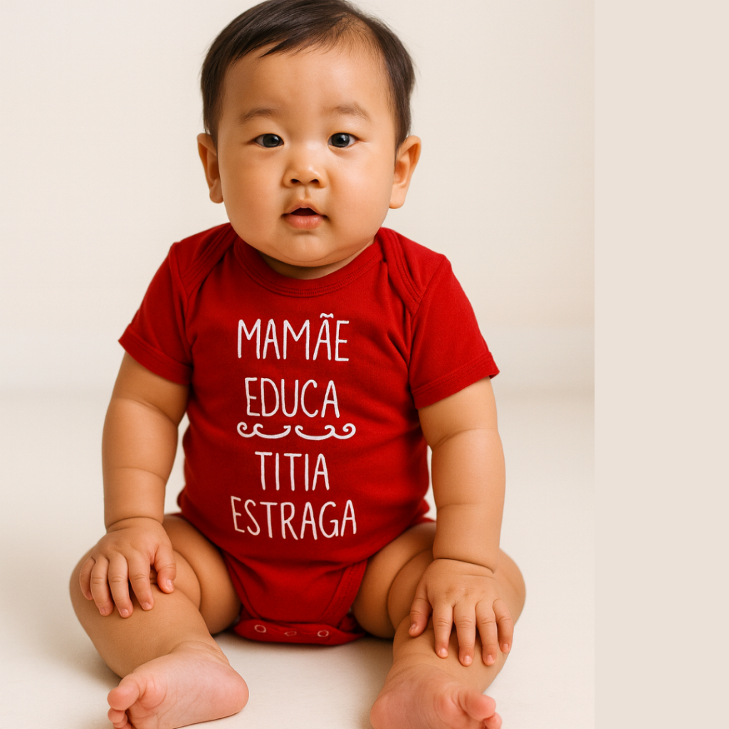 Body de Bebê com Frases Titia: Onde Comprar | BuscaProdutos
