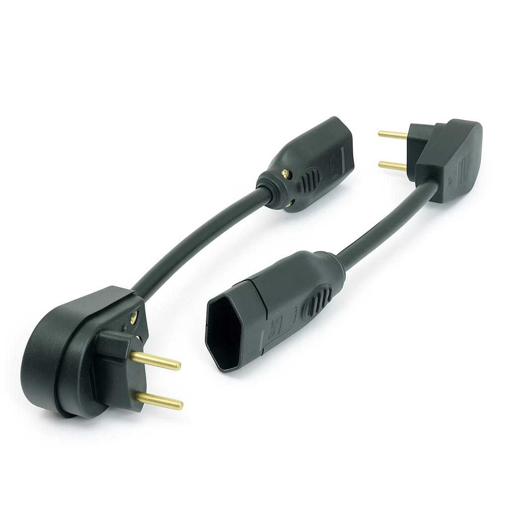 Adaptador 20a Profissional Secador Aquecedor Ar-condicionado Bivolt Preto