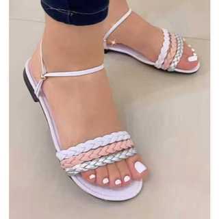 Sandalias Femininas Rasteiras Rasteirinhas Amarrada Pietra