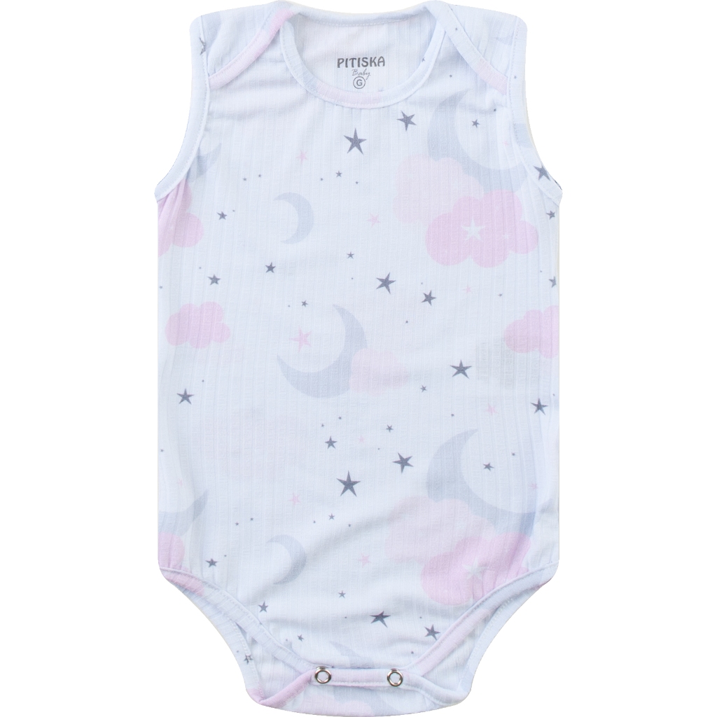 Kit 4 Peças Body Bebê Menina Regata Estampados Divertidos – Conforto e Estilo para o Dia a Dia