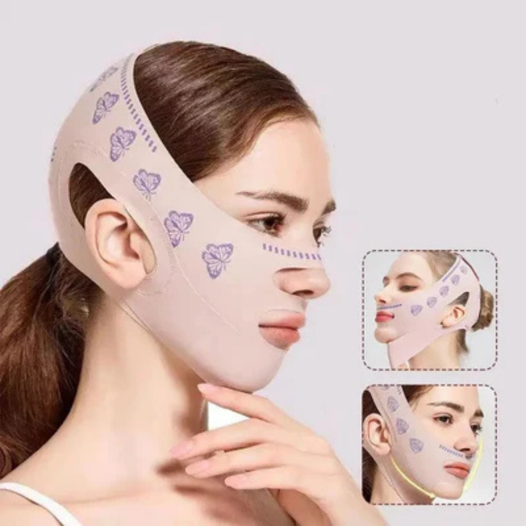 Faixa Modeladora Facial – Elimina Papada, Rugas e Flacidez | Lifting Facial