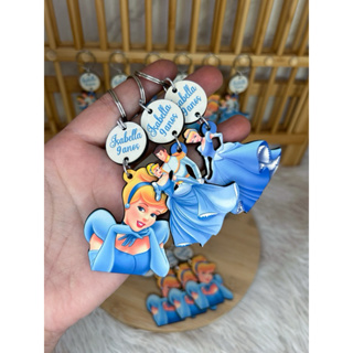 Cinderela Chaveiro em Acrilico Molhável Lembrancinha Infantil em Oferta na Shopee