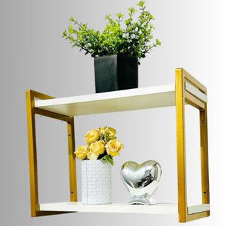 Prateleira Nicho 15x40cm Estilo Industrial em Metal e MDF para Parede Quarto Sala Cozinha em Oferta na Shopee