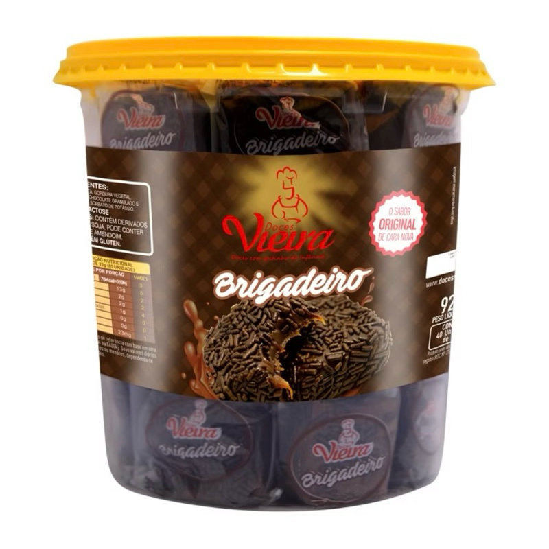 Brigadeiro 40 unidades 23g cada