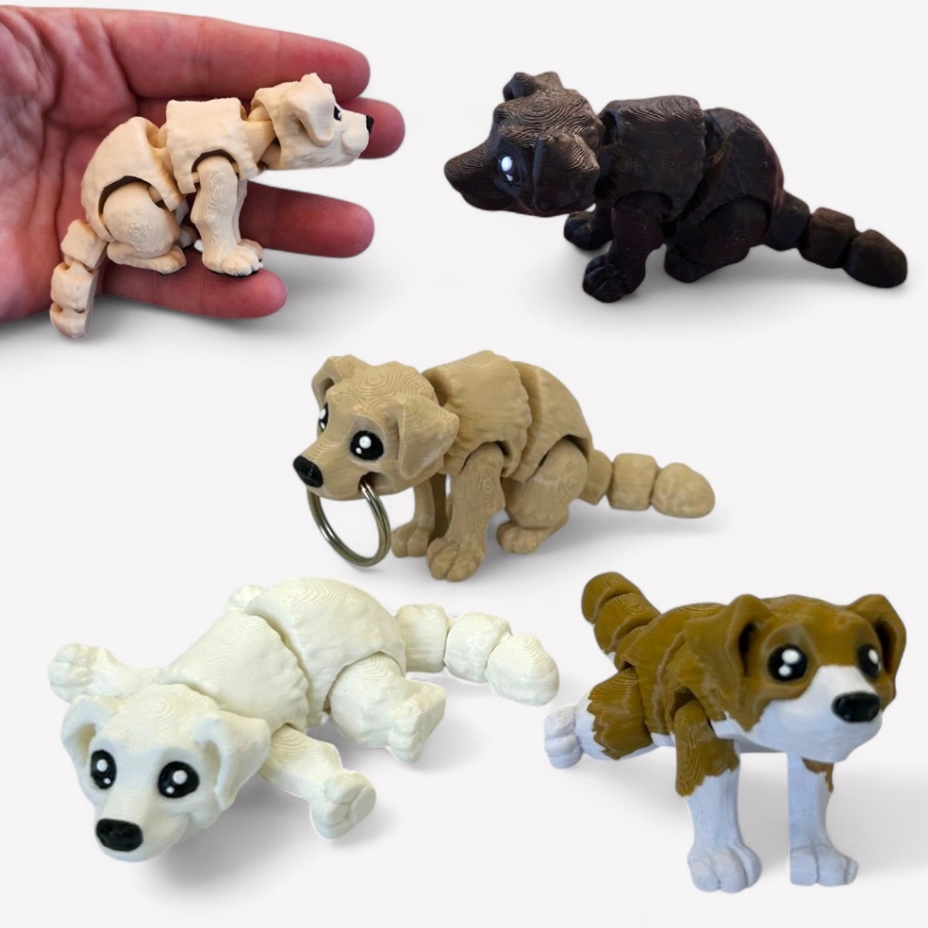 Mini Cachorro Articulado Fidget Toy Sensorial Cachorrinhos Fofos Presente Criativo Estilo Cartoon em Oferta na Shopee