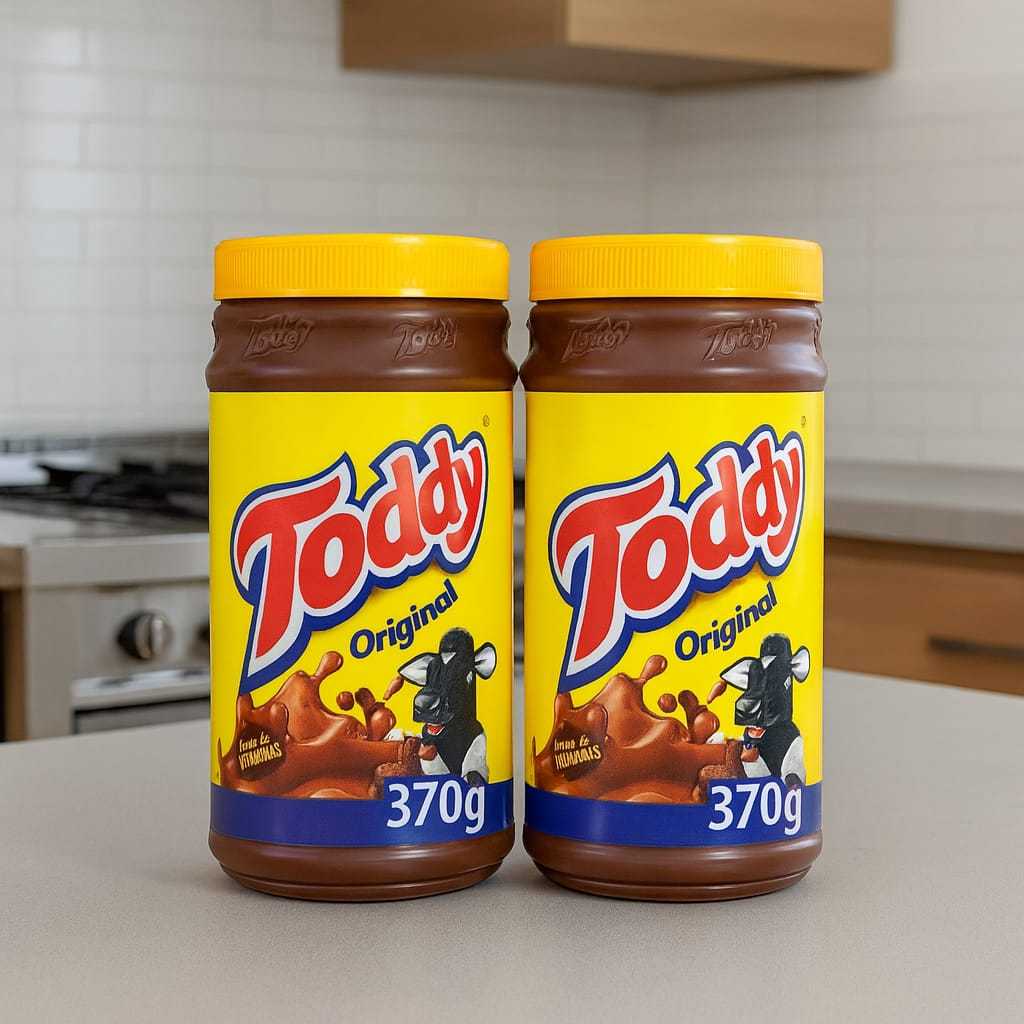 Chocolate Em Pó Toddy Achocolatado 370g Kit 2 Potes