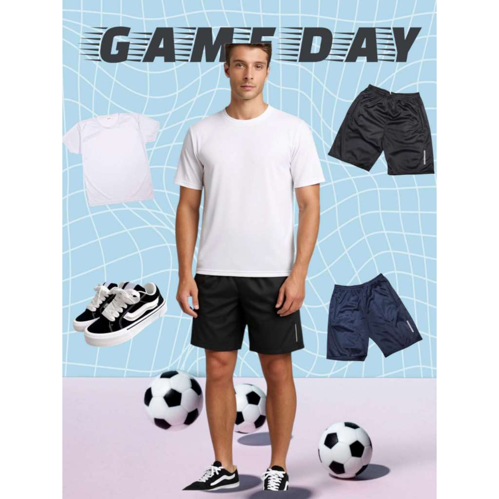Kit Masculino  Para Academia - Camiseta + Calça - Modelo Fitness - Confortável e Ideal Pro Dia-a-Dia Promoção!