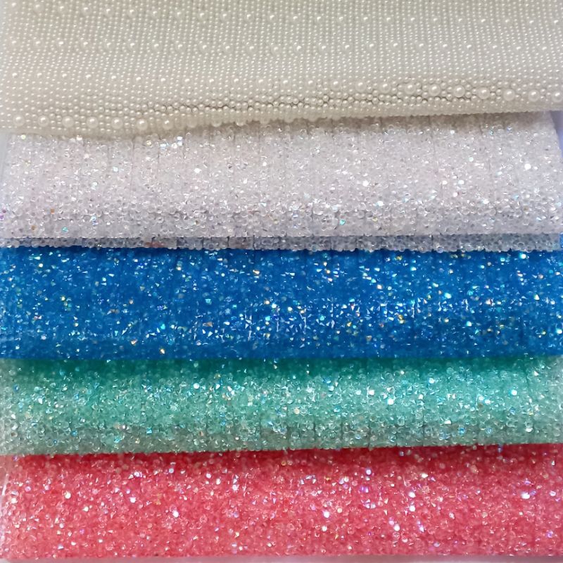 Manta de Strass / Pérolas/ Micro-mantas para artesanato, laços e tiaras