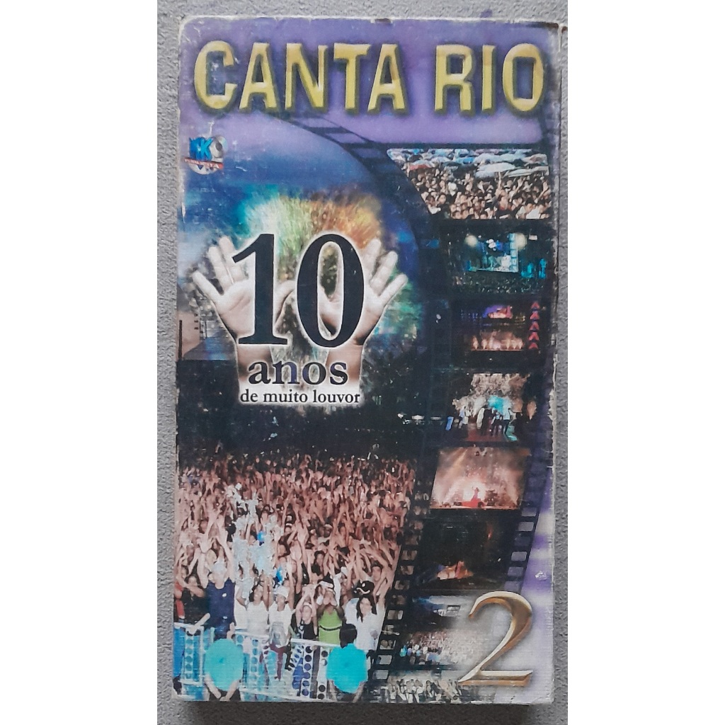 Fita VHS Canta Rio 2 Marina de Oliveira Fernanda Brum Bruna Karla Kleber Lucas MK Oficina G3 Alex Gonzaga