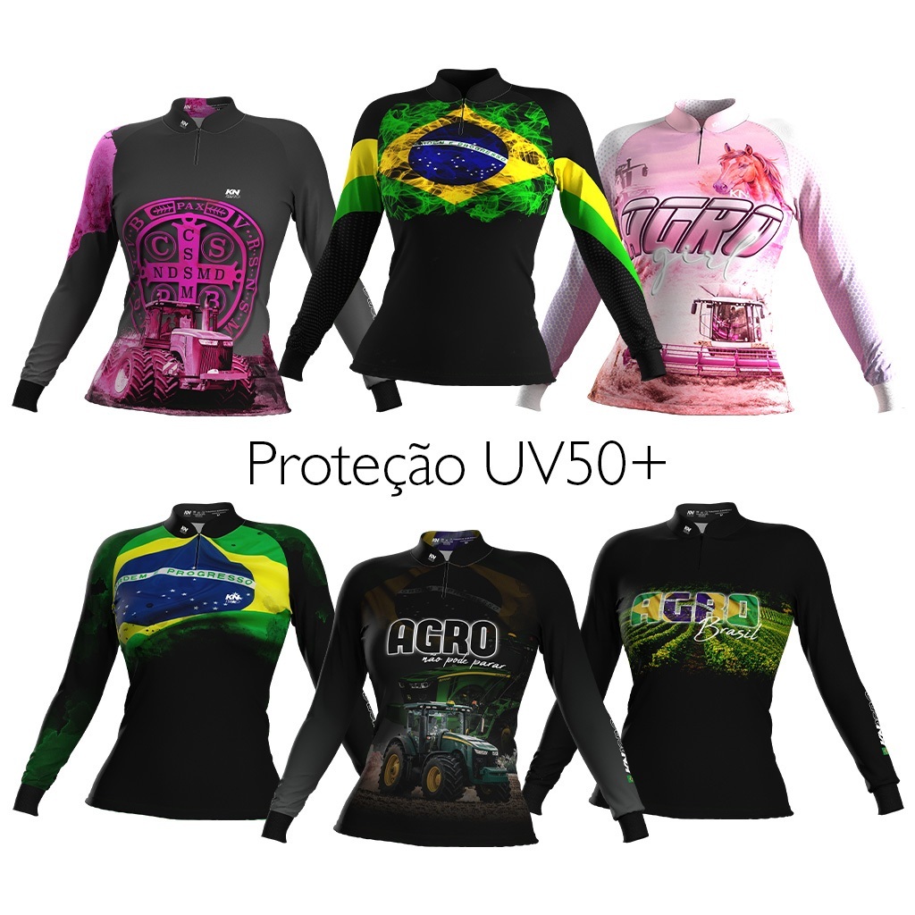 Camiseta Agro DRY SOFT Proteção Solar UV50 Feminina em Oferta na Shopee