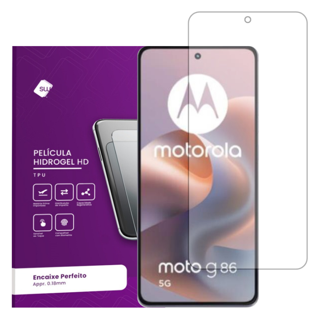 Película Hydrogel Hd Frontal Para Motorola Moto G86 5G / Moto G86 Power 5G