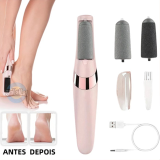 Lixador de Pé Elétrico - Esfoliador Tira Calos Pedicure Portátil em Oferta na Shopee