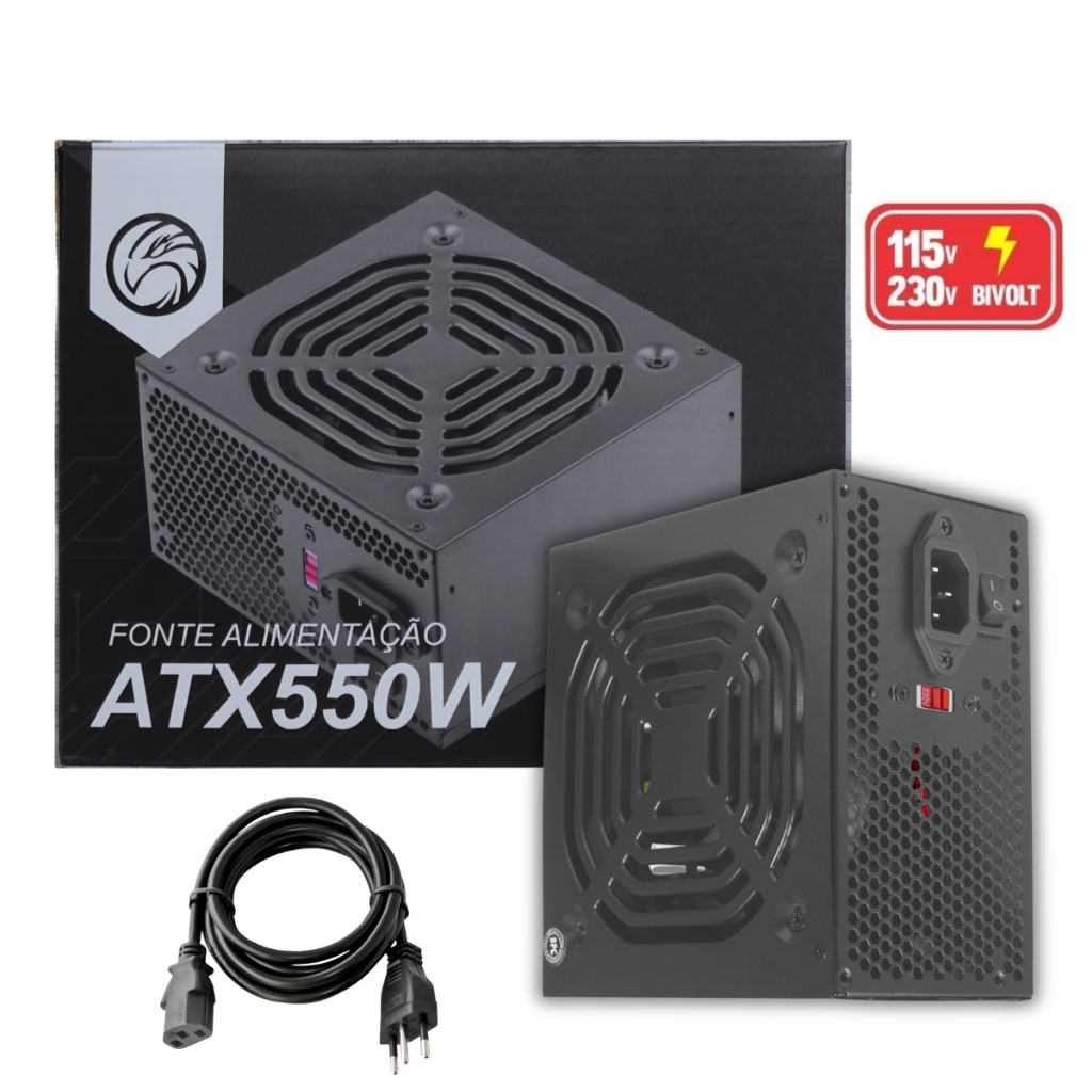 Fontes 550w: Guia Completo e Onde Comprar | BuscaProdutos