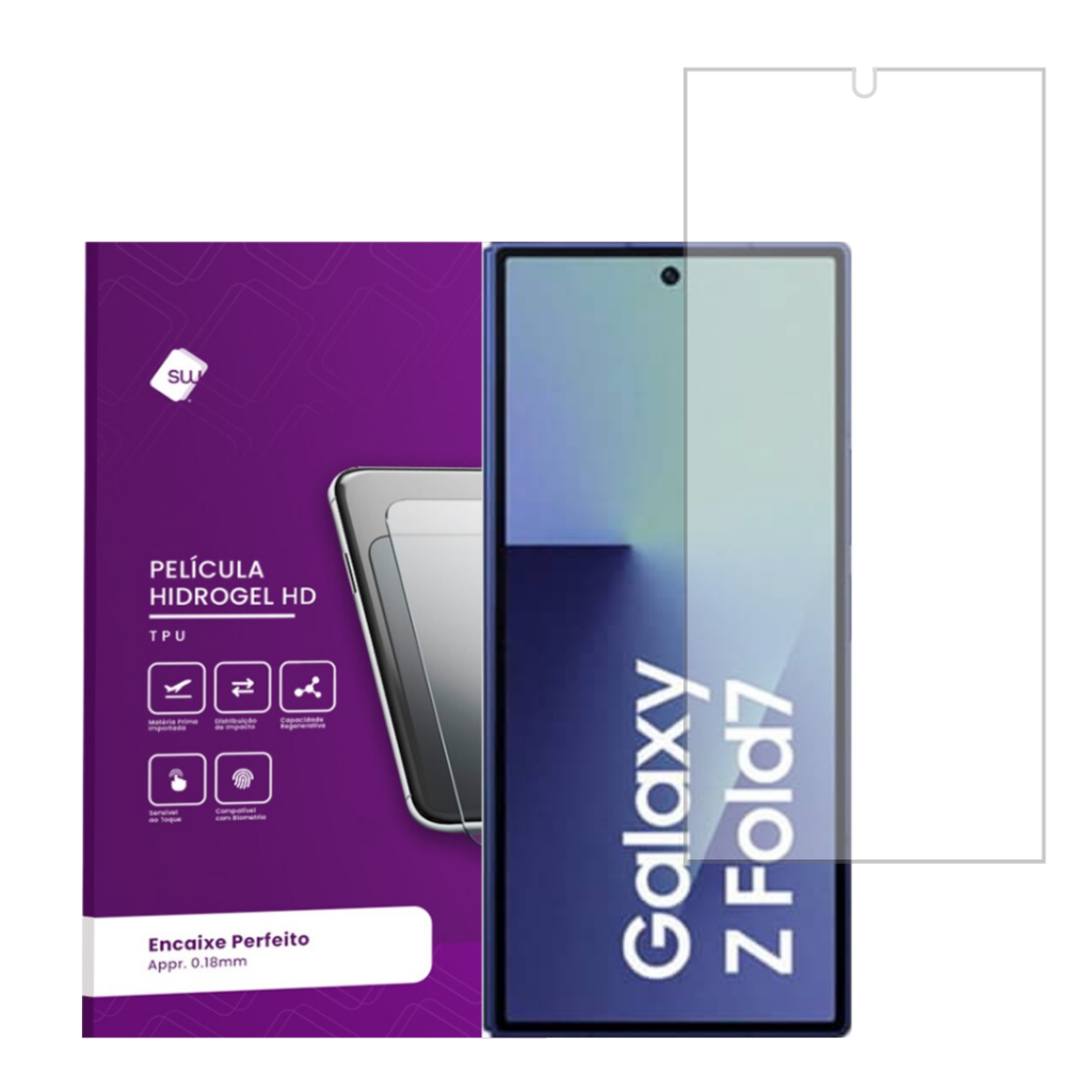 Pelicula Hydrogel Hd Tela Frontal Para Galaxy Z Fold 7