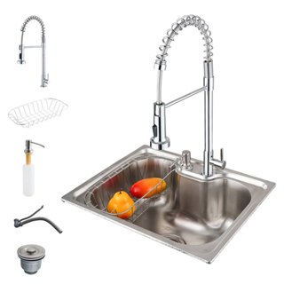 Cuba Pia Cozinha Gourmet Aço Inox 304 Luxo Prata Escovado 50x40cm + Torneira Gourmet em Oferta na Shopee