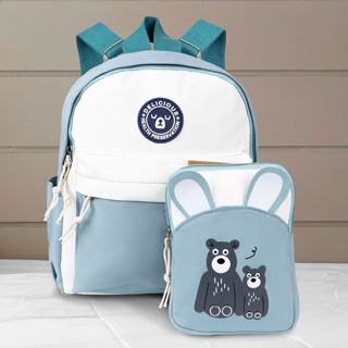 Kit Mochila e Infantil Escolar com Estampa de Urso Conforto Resistência e Qualidade Ideal para Escola e Passeios em Oferta na Shopee