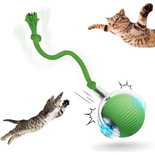 Brinquedo Automático para Gatos - Bola Interativa com Sensor de Movimento e Cauda Falsa Recarregável em Oferta na Shopee