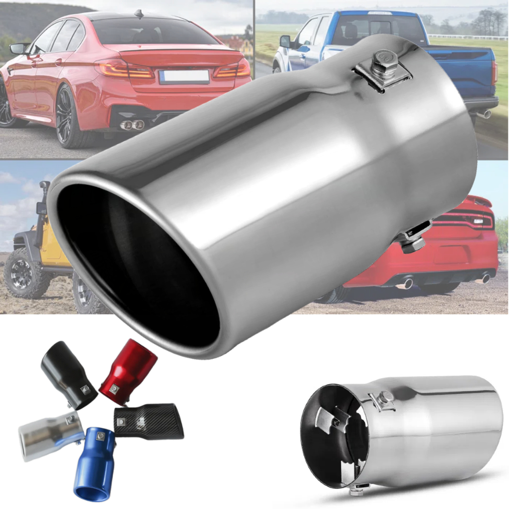 Ponteira de Escapamento Esportivo Universal Tuning Alumínio com Parafuso em Oferta na Shopee