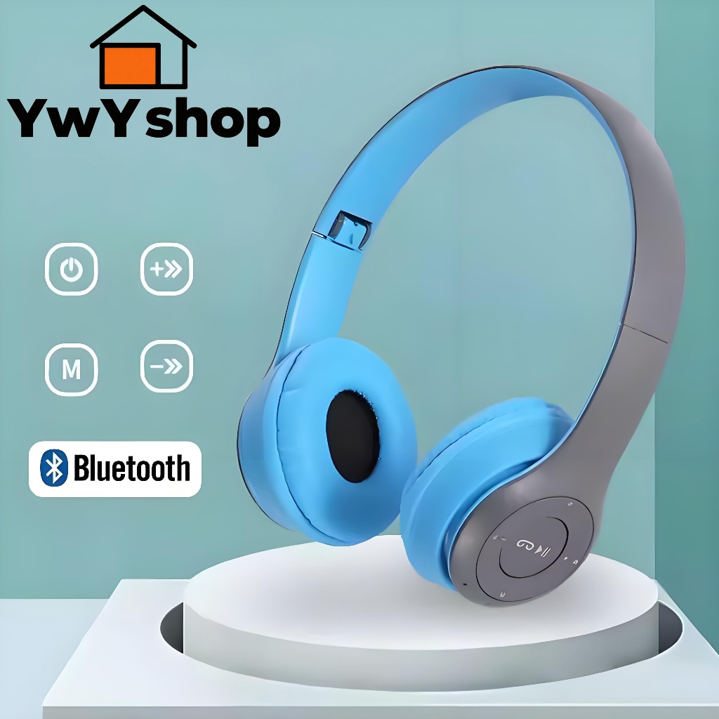 Fone de Ouvido Bluetooth P47 5.0 - Som Premium, Conforto e Longa Duração! W9