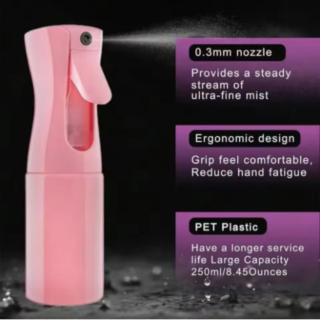 Conjunto de escova de cabelo com 12 peças, frasco de spray para cabelo, pente de cabelo adequado para vários acessórios