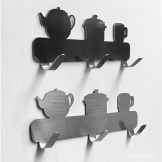 Suportes com 3 Ganchos com adesivo para Parede Cozinha e Portas em Oferta na Shopee