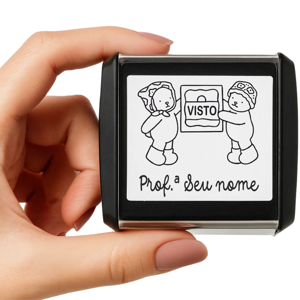 Carimbo bobbie good para professores - Personalizado | Desenho bobbie good em Oferta na Shopee