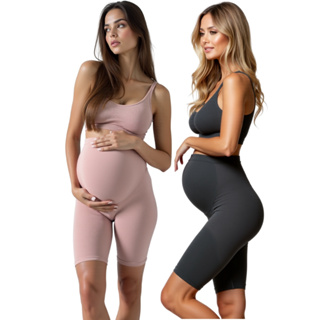 Kit 2 Unidades: Bermuda Gestante Sustentável Evita Atrito Sem Compressão em Oferta na Shopee