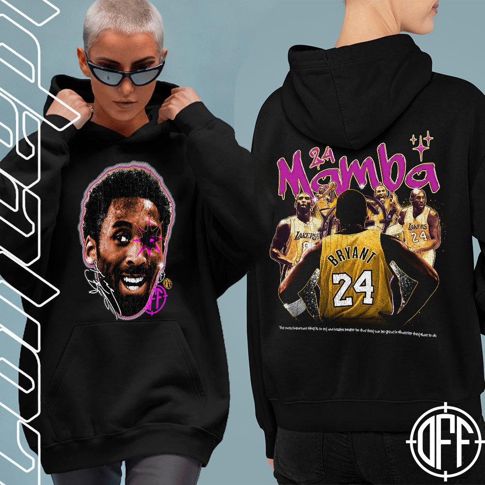 Blusa De Frio Moletom Flanelado Inverno  Lenda Do Baquete Kobe Bryant Mamba Graphic Tee Rap Unissex - Offconcept