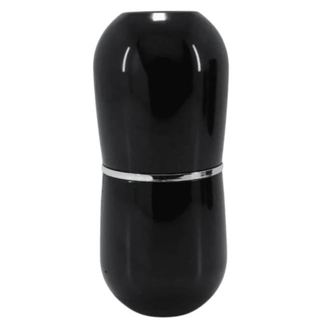 Porta Escovas E Creme Dental Pasta Com Tampa Cromo New Belly Ou