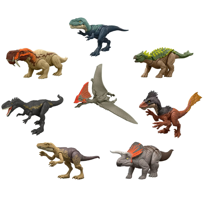 Dinossauro Articulado Strike Attack Jurassic World - Mattel - Mom & Baby