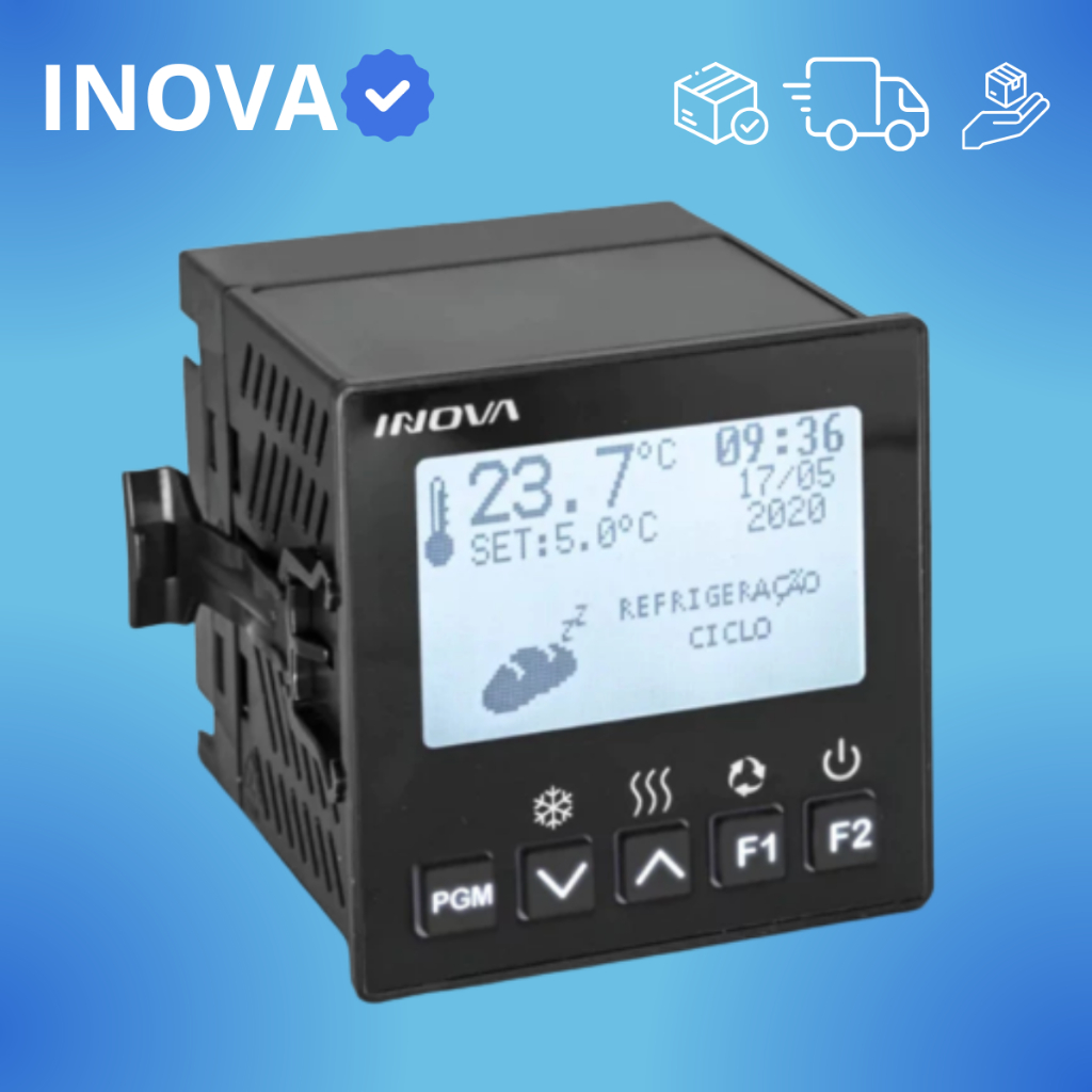 Controlador De Temperatura Câmara Climatica Inv-54101 Ntc (INV-YB3-01-N1-H)