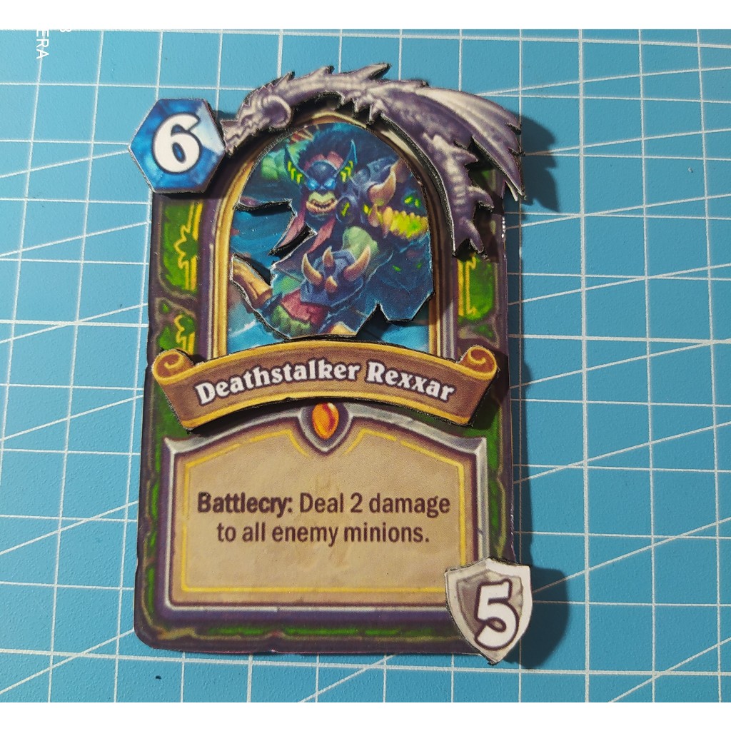 hearthstone 3D Card PERSONALIZADO LEIA A DESCRIÇÃO