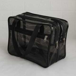 Bolsa De Cristal Neon 0.40 Transparente  Impermeável/Higiene Pessoal/Enfermagem/Clube/Praia/Piscina em Oferta na Shopee