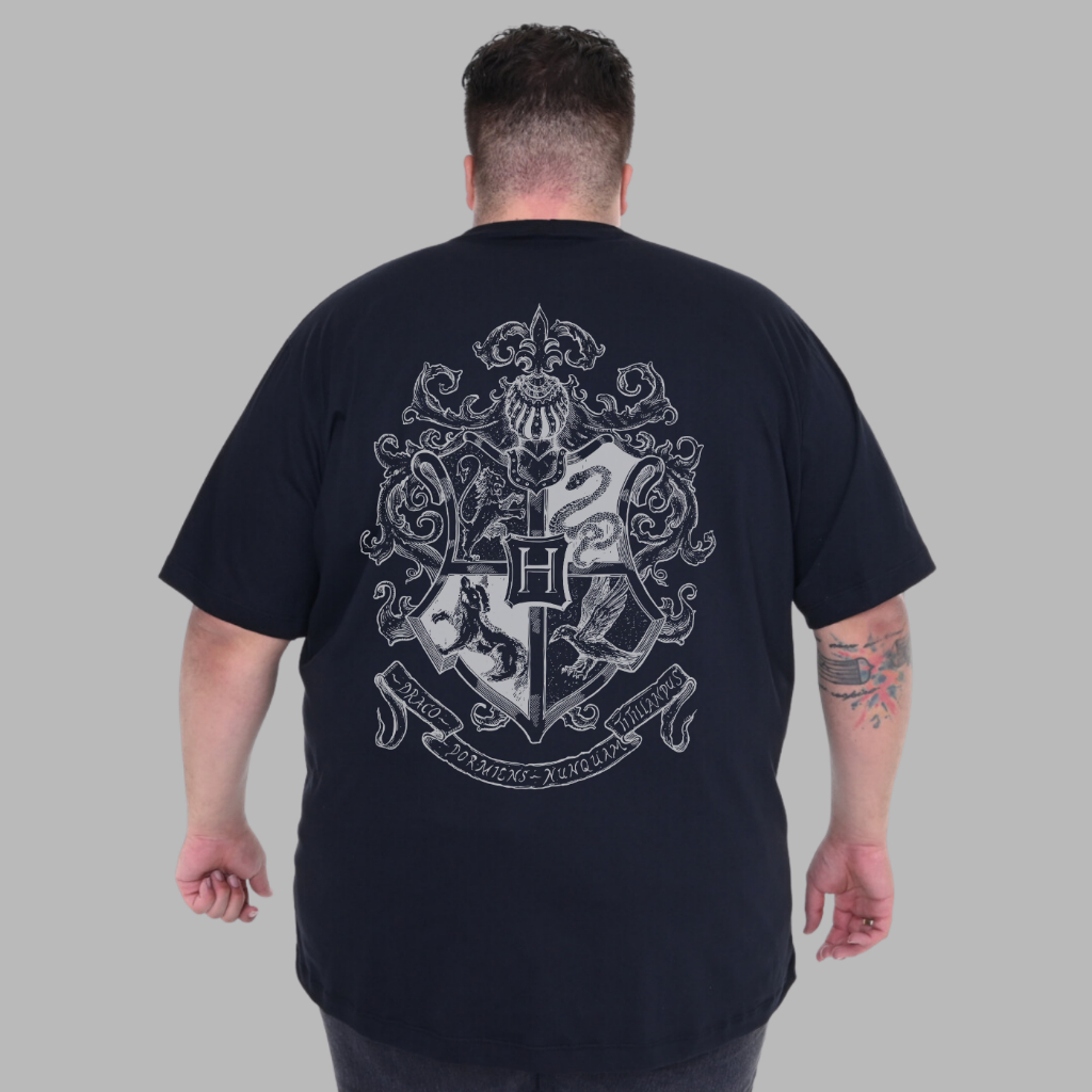 Camisa Magia varinha batalha Feitiços Plus Size Masculina Camiseta