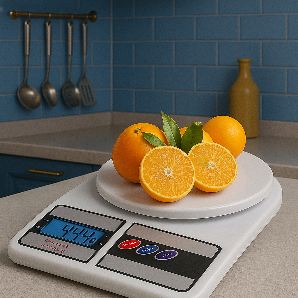 Balança De Cozinha Digital Pesar Alimento Até 10kg Dieta