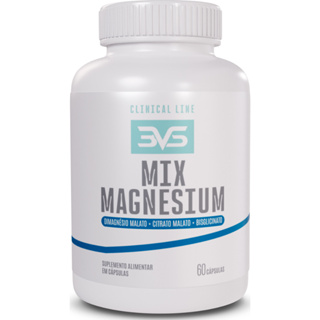 Mix Magnesium - Fórmula Avançada Com Magnésio Dimalato + Magnésio Bisglicinato + Magnésio Citrato em Oferta na Shopee