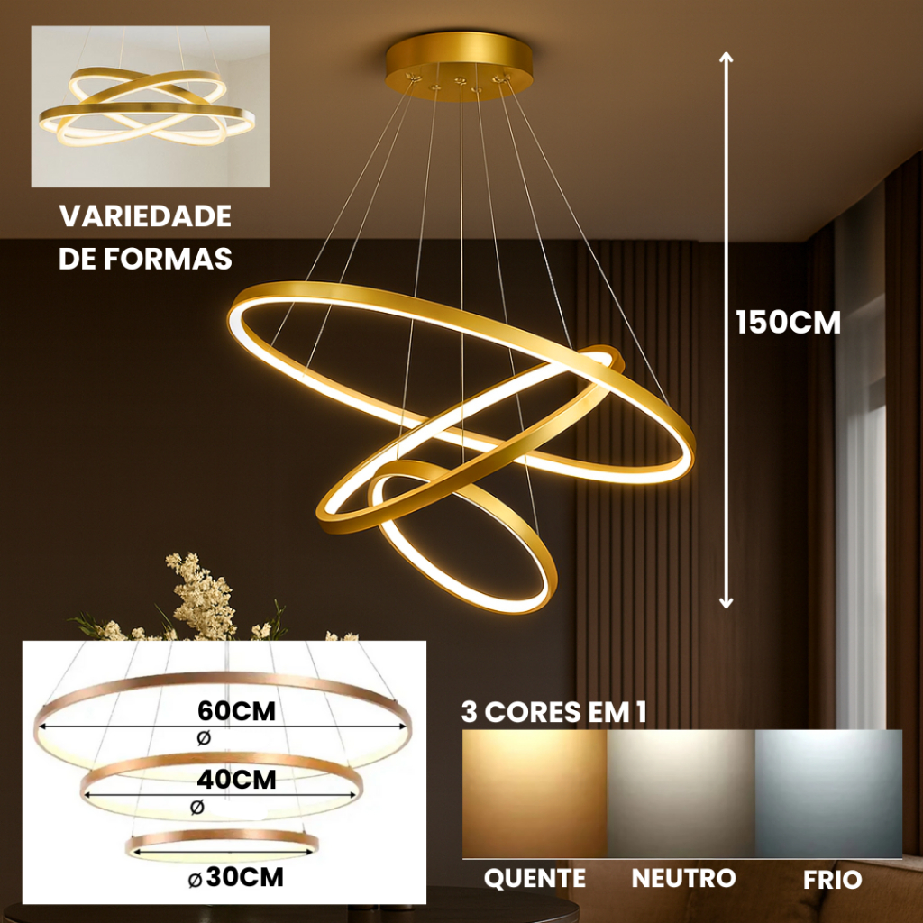 Lustre Maria Tereza Candelabro 12 Braços Champanhe-promoção