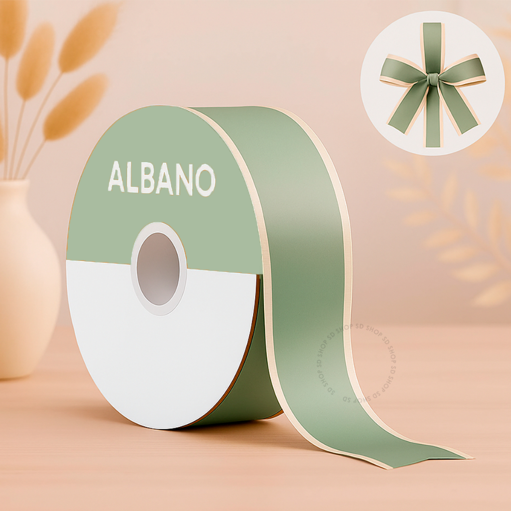 Fita Verde Barbante Maxi Albano 32mmX100 Metros Laço Presente Embalagem Decoração em Oferta na Shopee