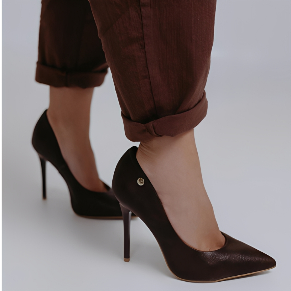 Scarpin Vizzano Leve Sapato Salto Alto Fino Social Feminino Preto Perfeito em Oferta na Shopee