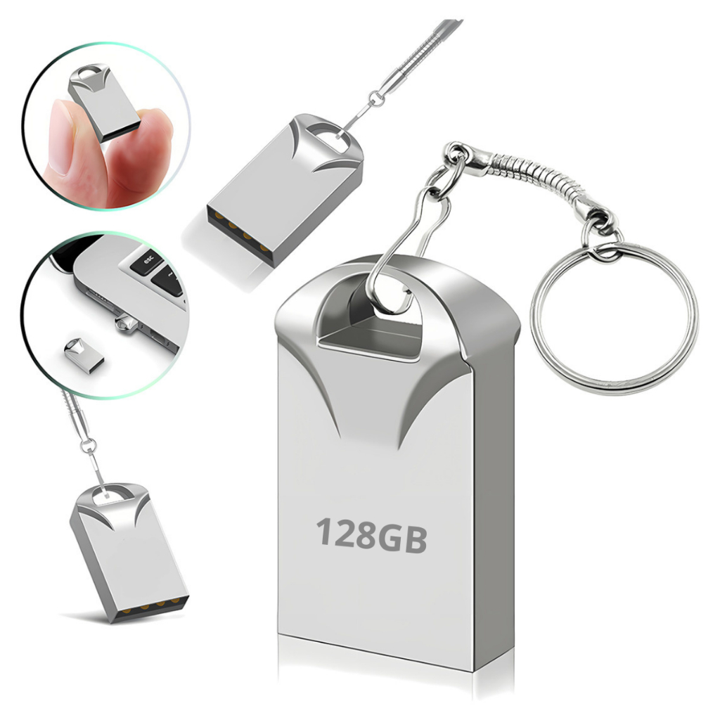 Pendrive Lehmox Usb Ultra Cinza 3.0 Cruzer Flash Blande Chaveiro 32GB 64GB 128GB Rápido