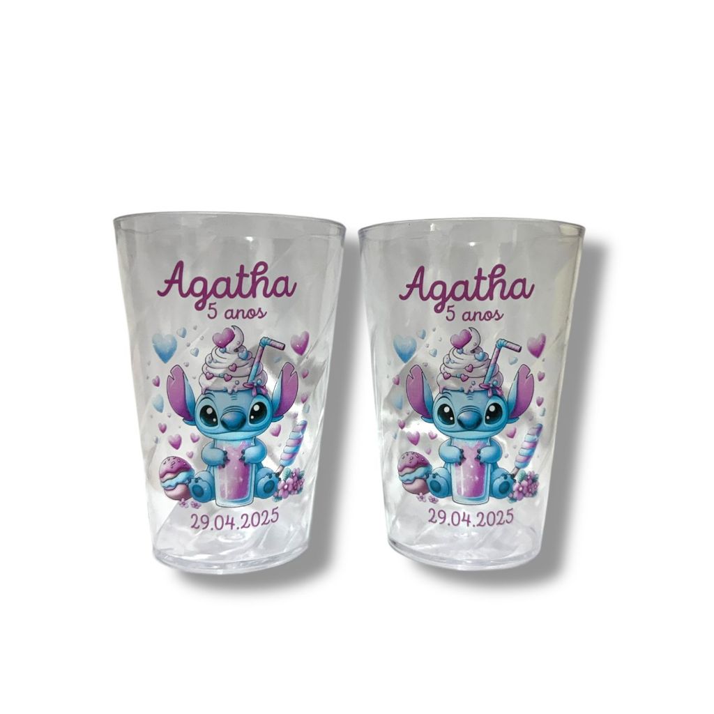 KIT 35 COPOS 300ML PERSONALIZADOS QUALQUER TEMA! em Oferta na Shopee