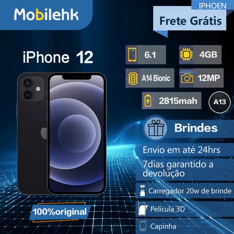 Celular IPhone 12 128Gb Original Com Garantia (VITRINE